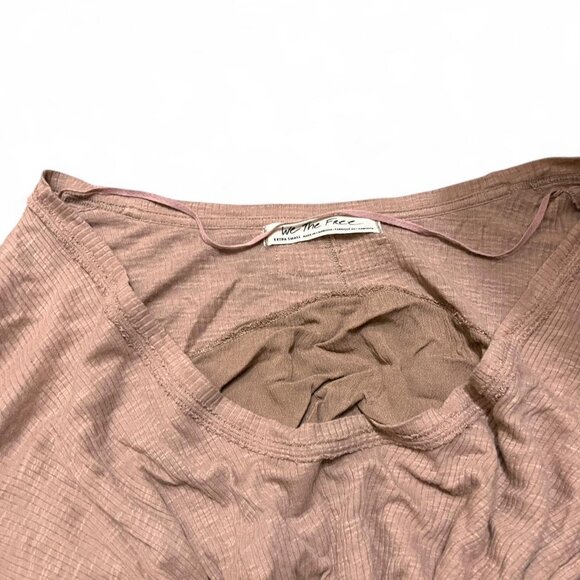 Free People TT Special Top in Choco Latte, size XS. - Picture 2 of 2